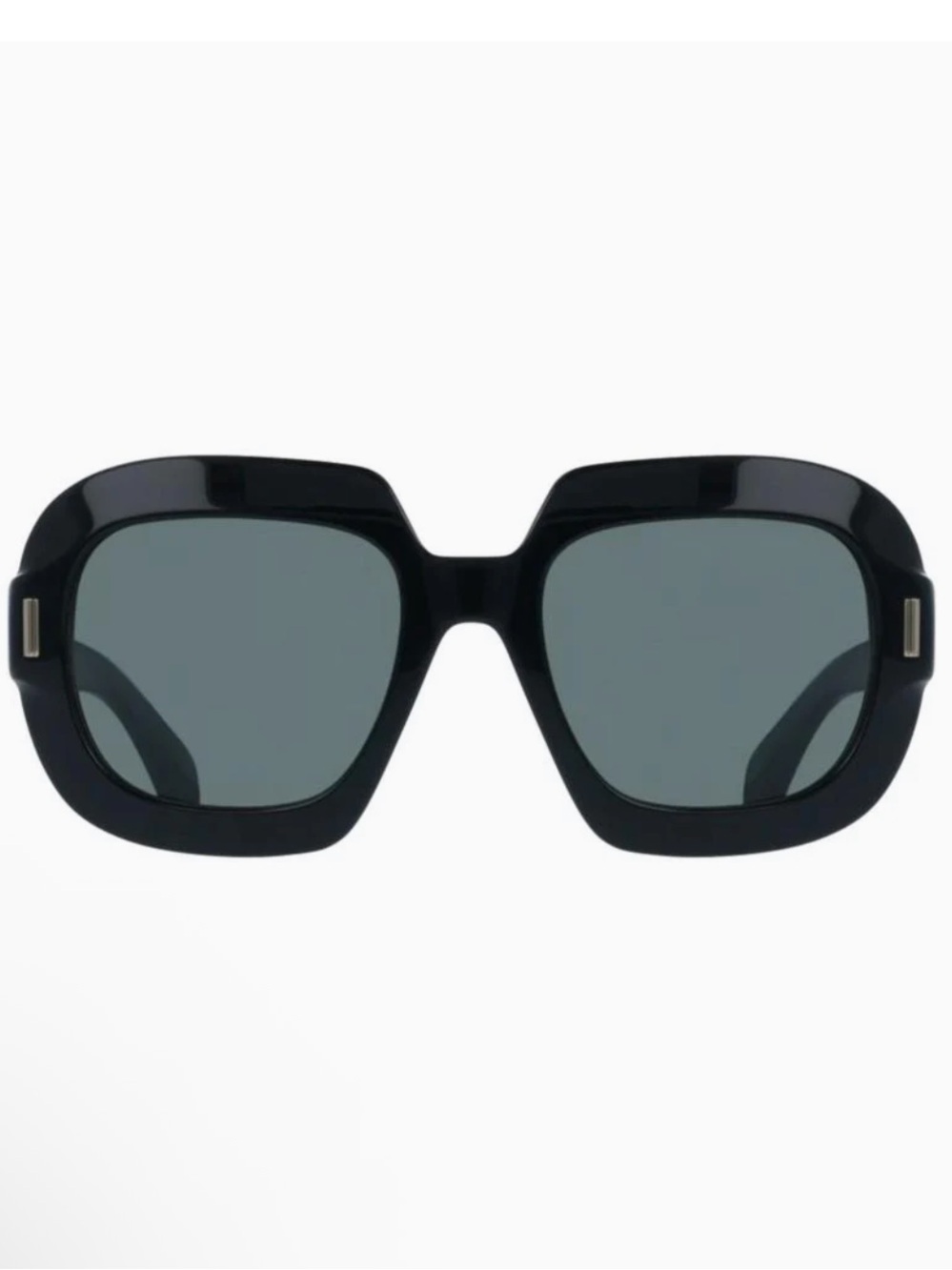 Salvatore Ferragamo Black Square Oversized Women's Sunglasses